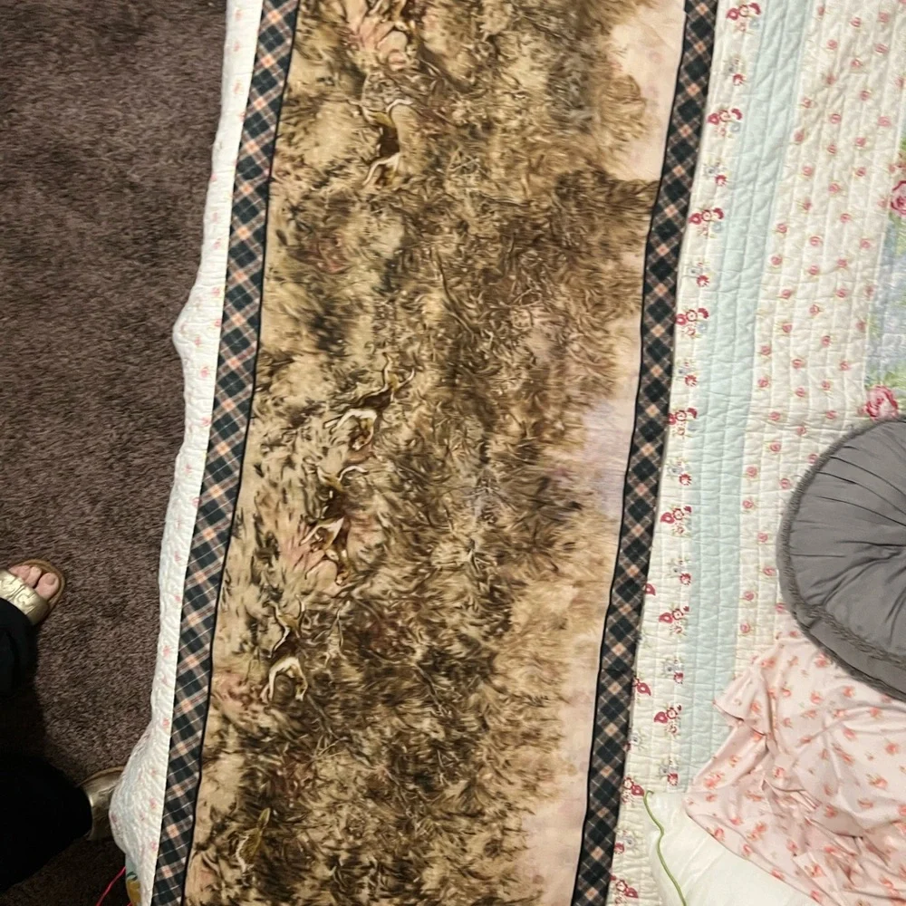 Worth Brand Equestrian Themed Scarf Table Runner - Picture 6 of 16